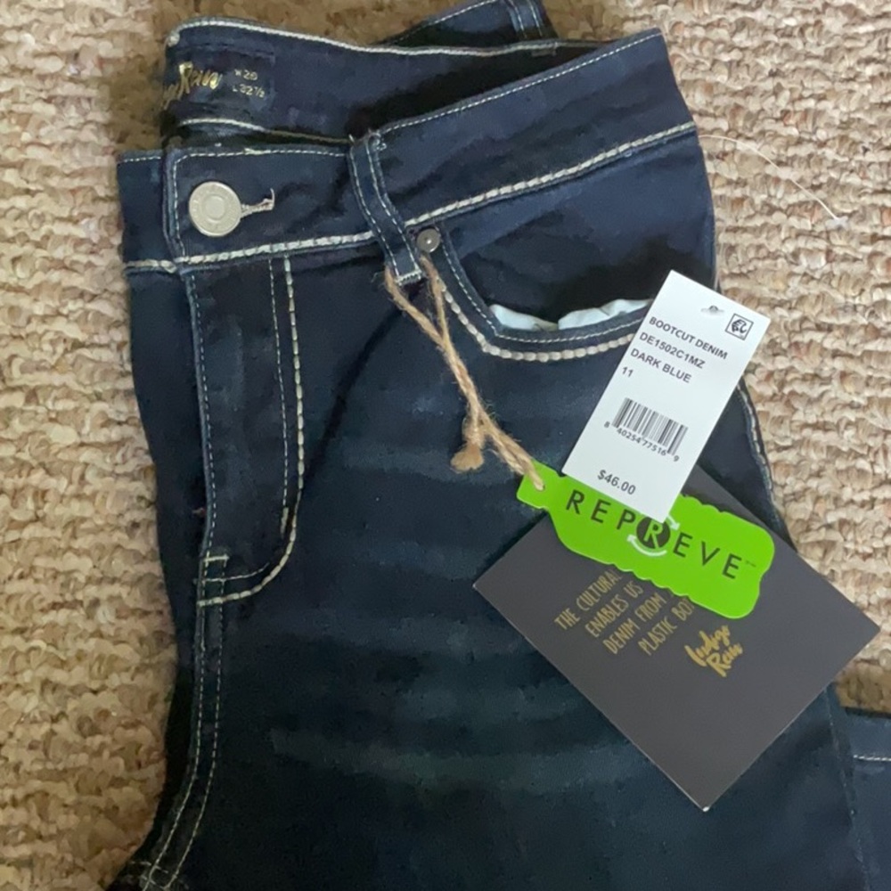 Ladies, Indigo Rein jeans. NWT size 11 (29x32 1/2)